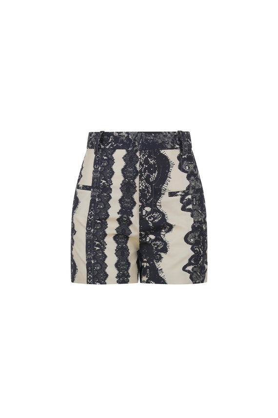 'VENETIAN LACE' HIGH WAISTED SHORTS - - Libertine - Main image