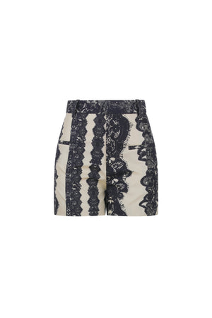 'VENETIAN LACE' HIGH WAISTED SHORTS