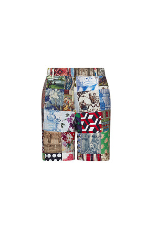 'BLOOMSBURY COLLAGE' WOMEN'S SHORT