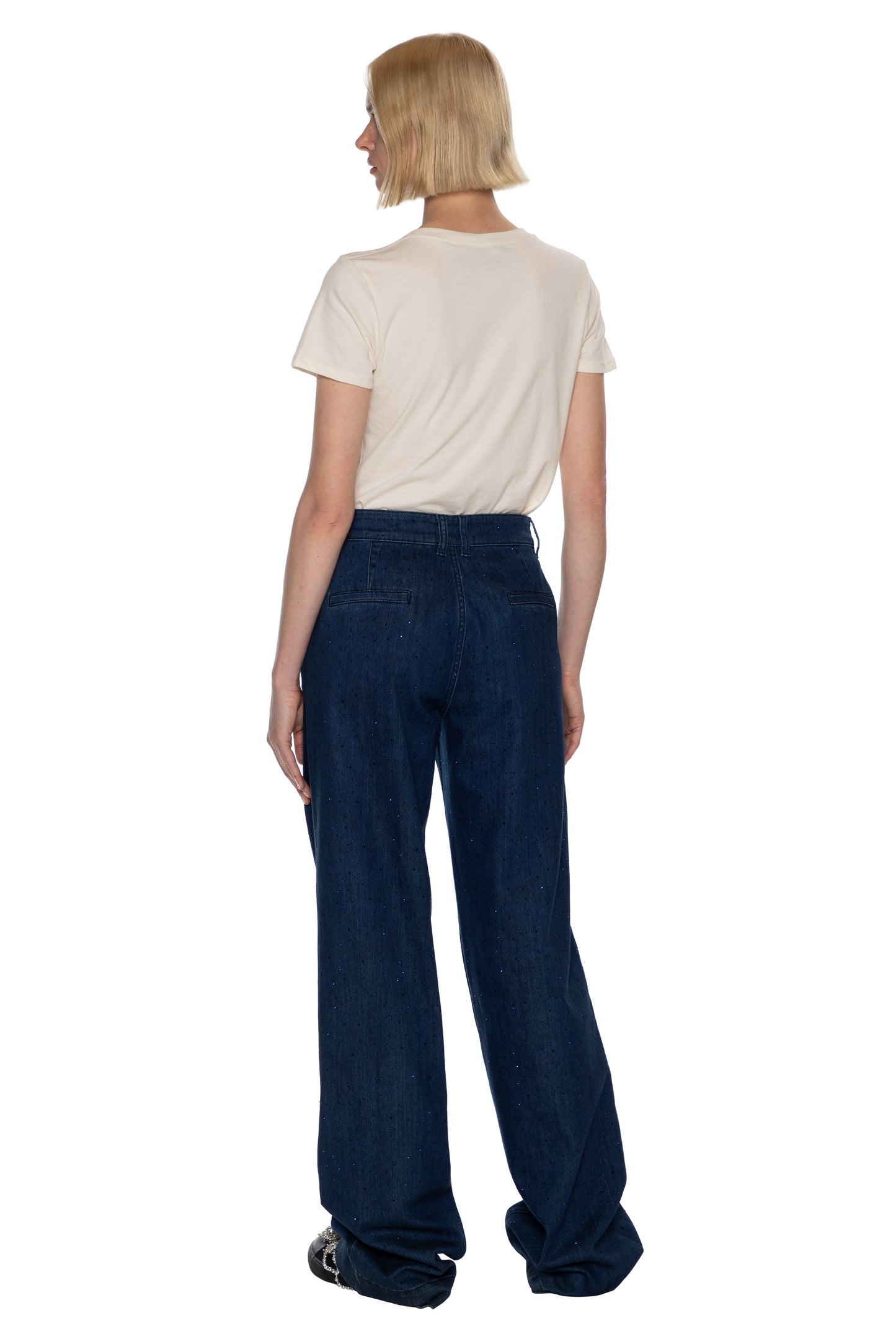 'STARDUST' DENIM BAGGY TROUSERS -  - Libertine