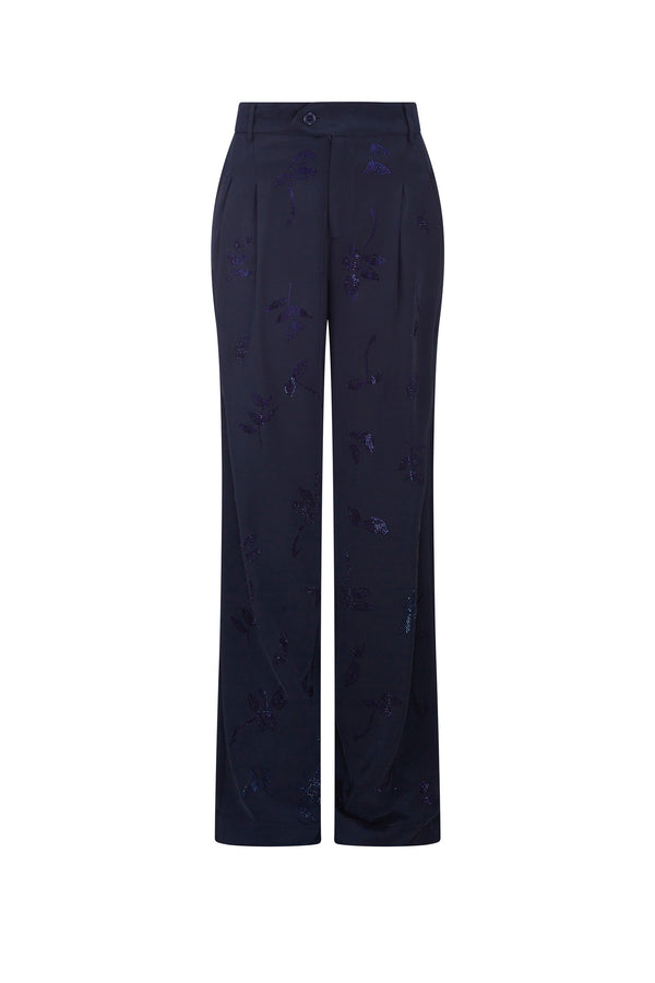 'KIND OF BLUE' BAGGY TROUSERS - - Libertine