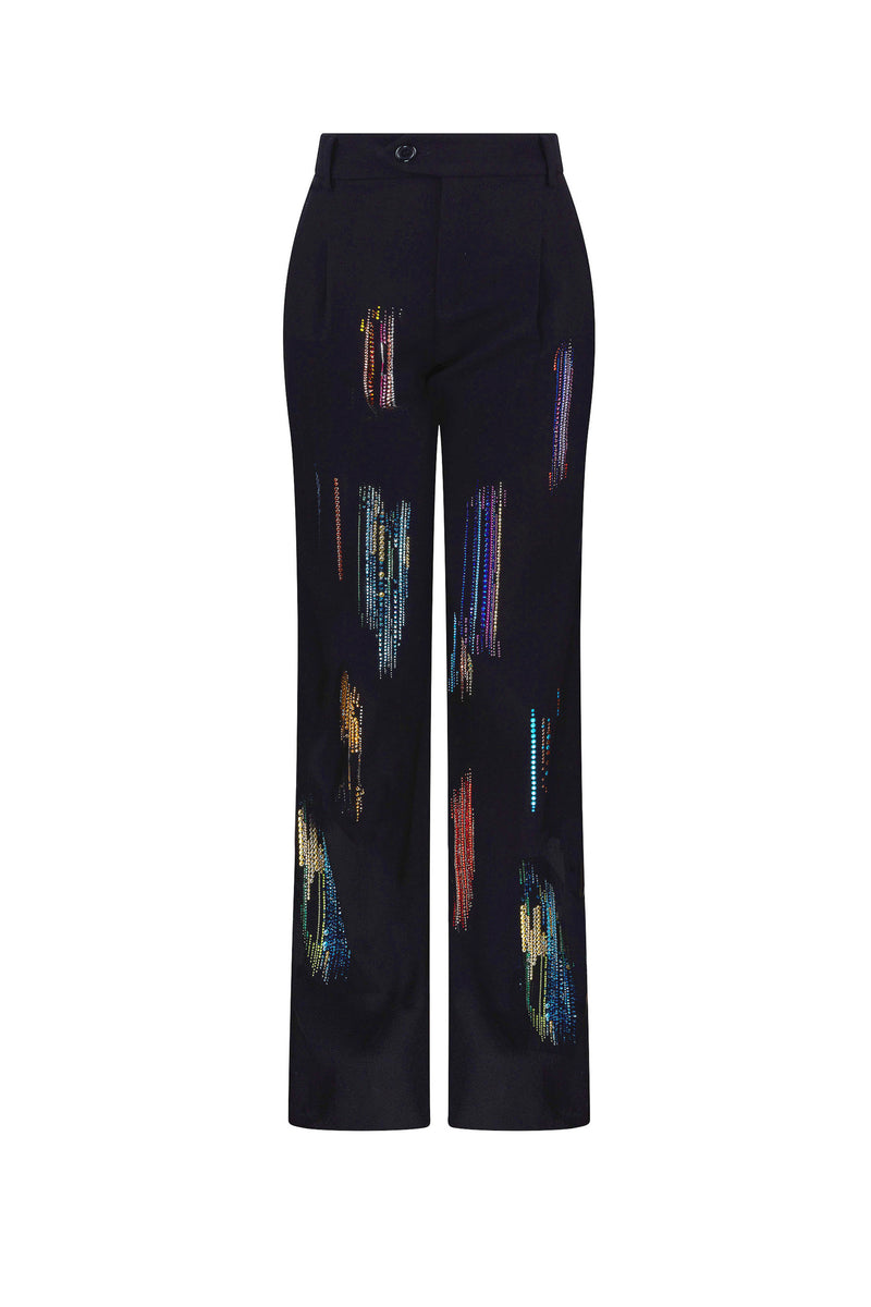 'FWB CRYSTAL' BAGGY TROUSERS - - Libertine