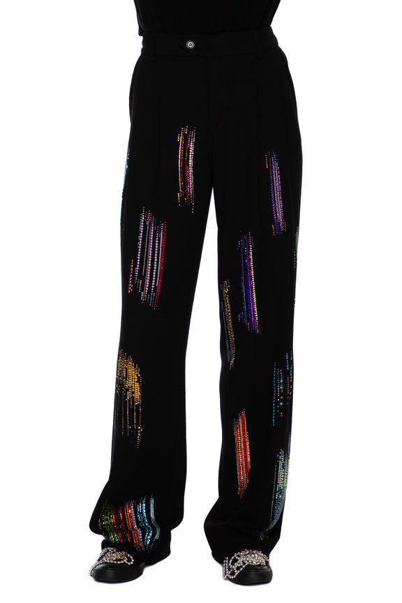 'FWB CRYSTAL' BAGGY TROUSERS -  - Libertine