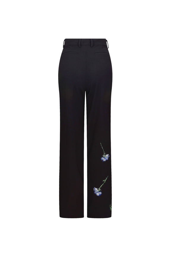 'CECIL BEATON BLUE CARNATION' BAGGY TROUSERS - PANTS - Libertine