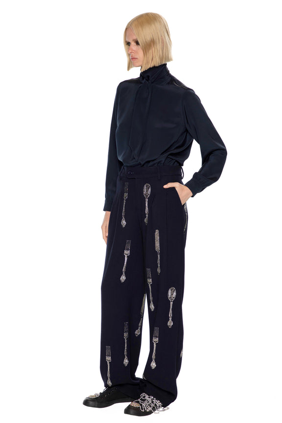 'MICHELIN STAR' BAGGY TROUSERS -  - Libertine