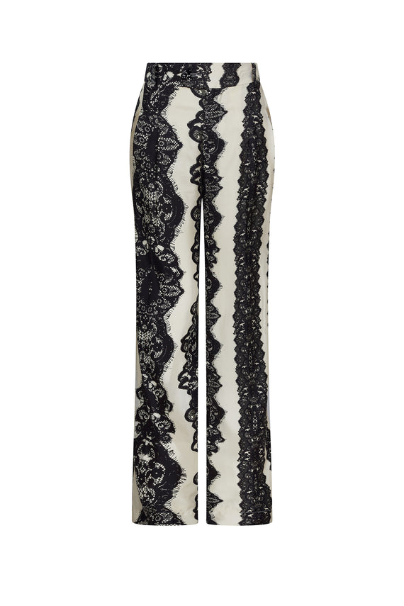 'VENETIAN LACE' BAGGY TROUSERS - PANTS - Libertine - Main image