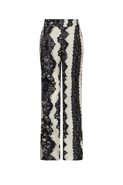 Bontage Lace Trousers ¥31,350 Men's Unique Black and Red Stitch X-Chains Bondage Baggy