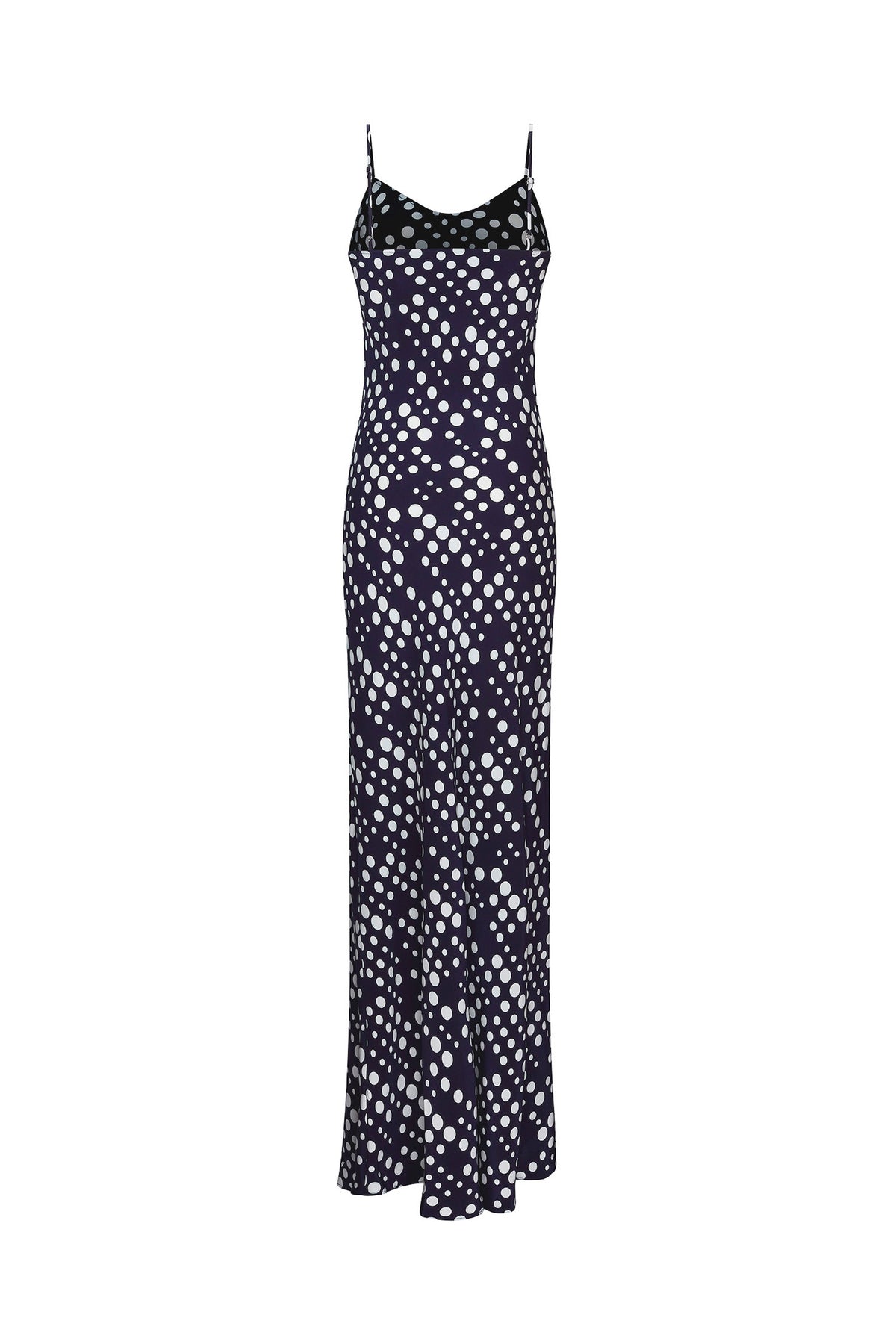 'DOT DOTISM' MAXI BIAS SLIP DRESS - DRESSES - Libertine
