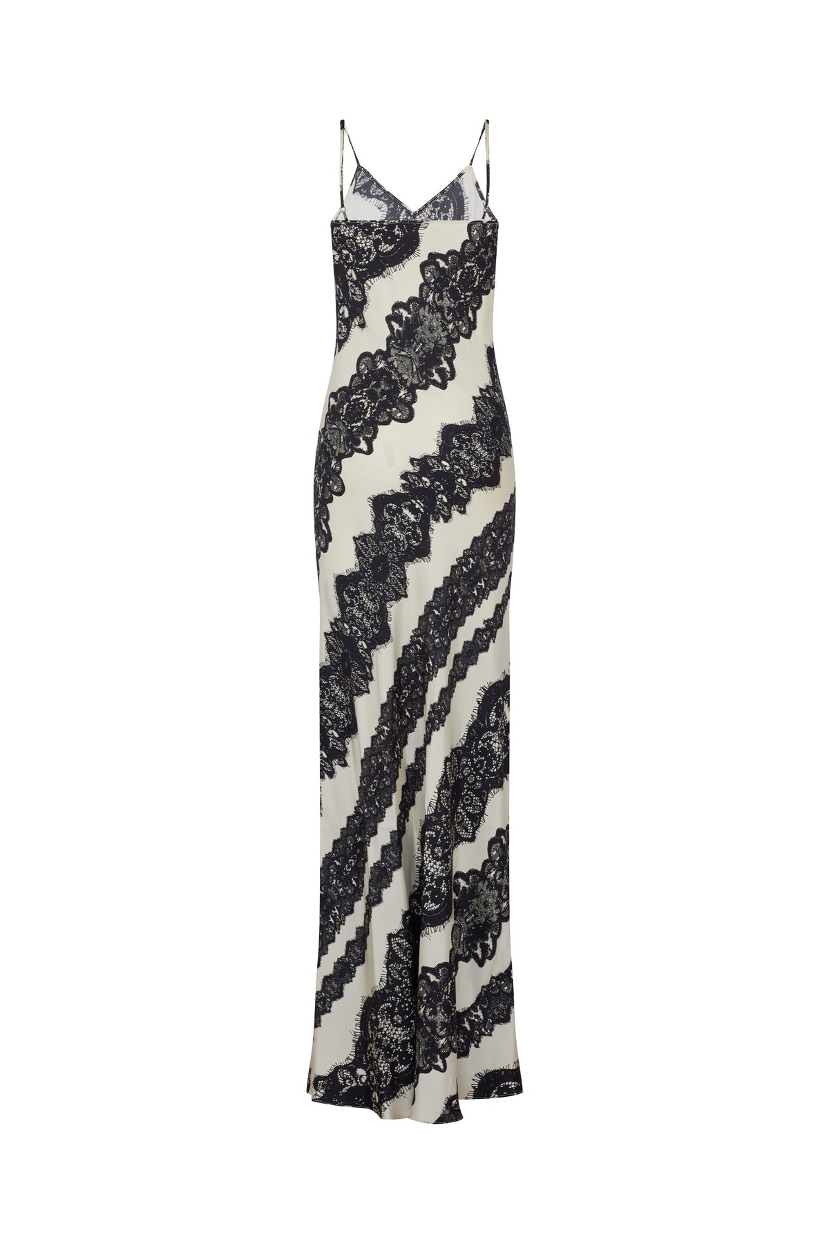'VENETIAN LACE' MAXI BIAS SLIP DRESS - - Libertine