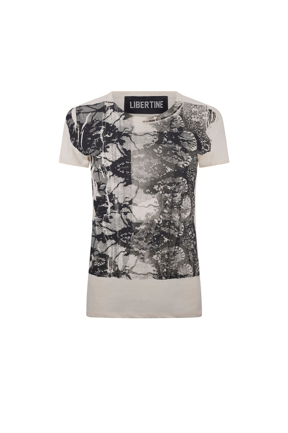 'VENETIAN LACE' T SHIRT - - Libertine - Main image