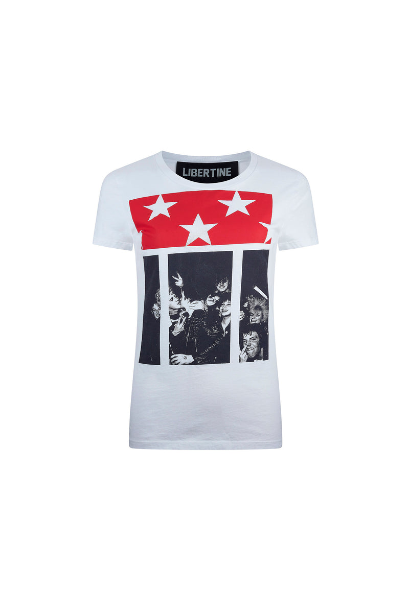 'PUNK ROCK FLAG' T SHIRT - - Libertine