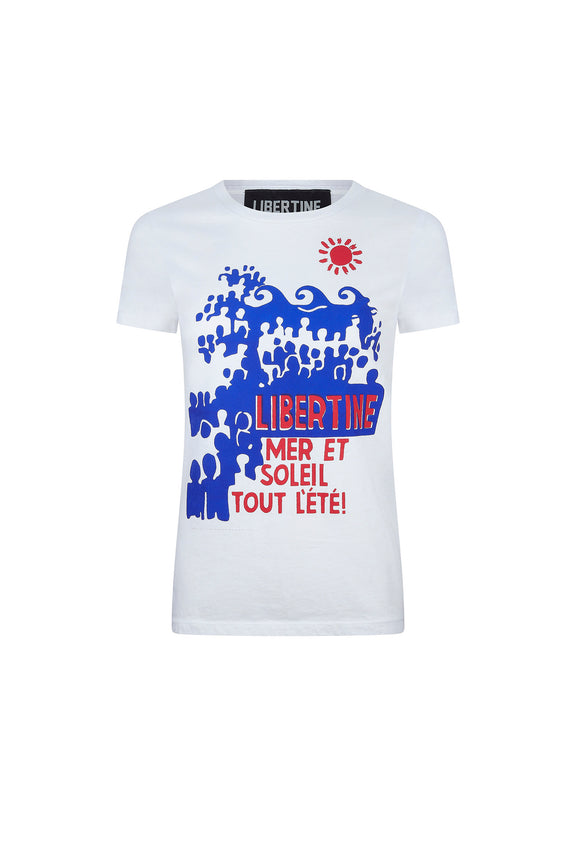 'SEA AND SUN' T SHIRT -  - Libertine