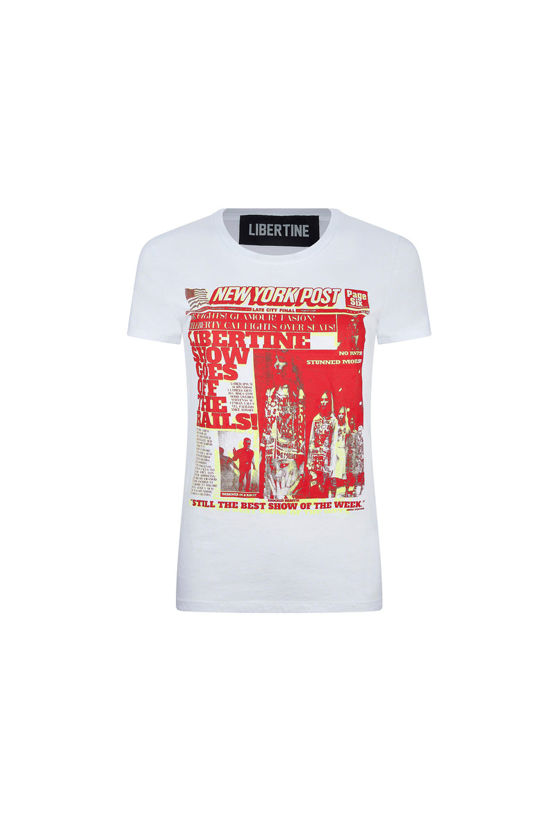 'HEADLINE' WOMEN'S T SHIRT - - Libertine