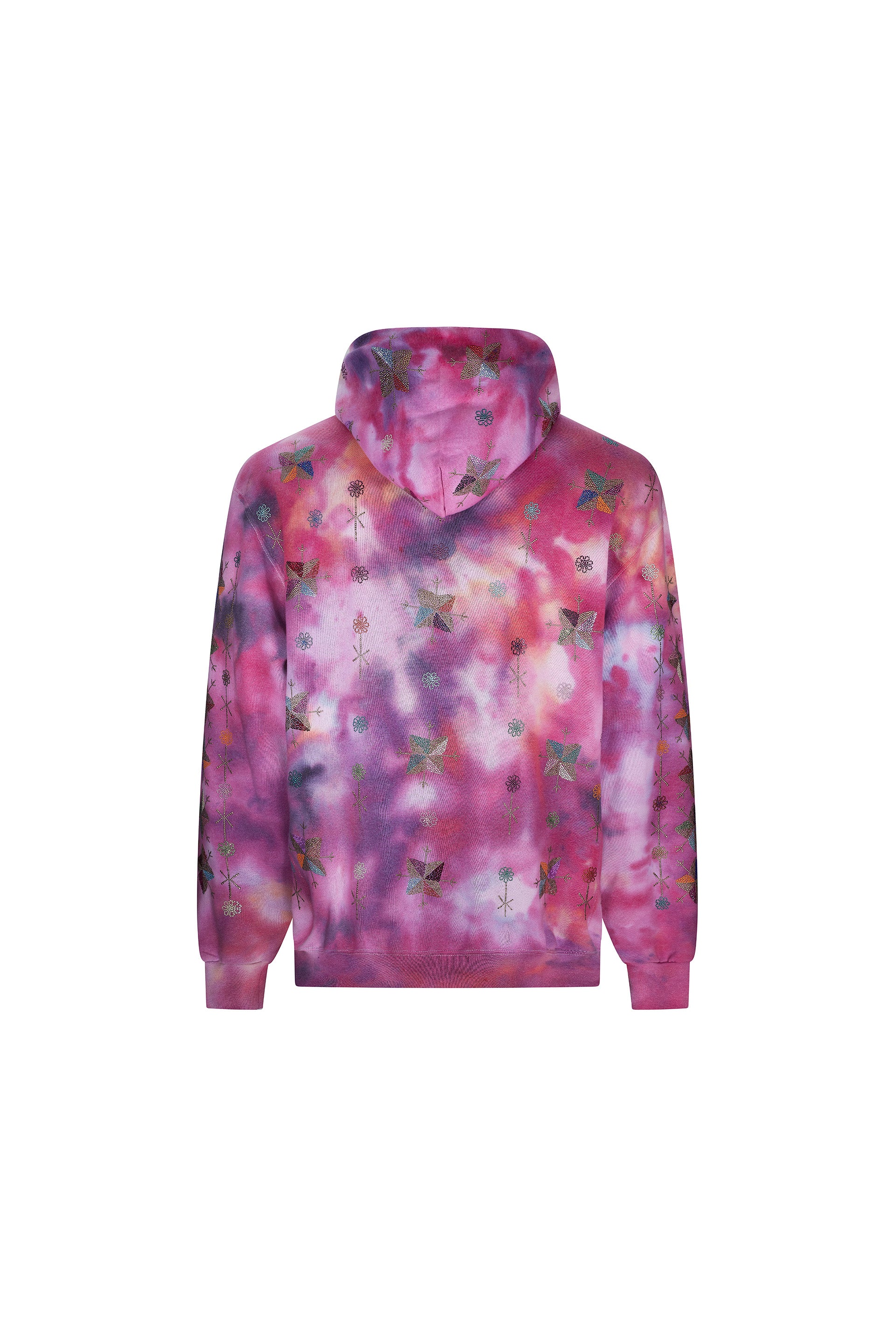 'SMASH IT UP' TIE DYE SLIM HOODIE -  - Libertine