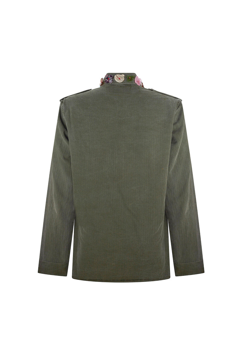 'BUTTON TOWN' VINTAGE FRENCH MILITARY JACKET - JACKETS - Libertine