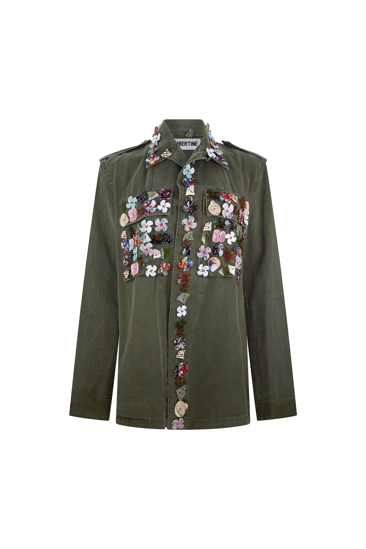 'BUTTON TOWN' VINTAGE FRENCH MILITARY JACKET -  - Libertine