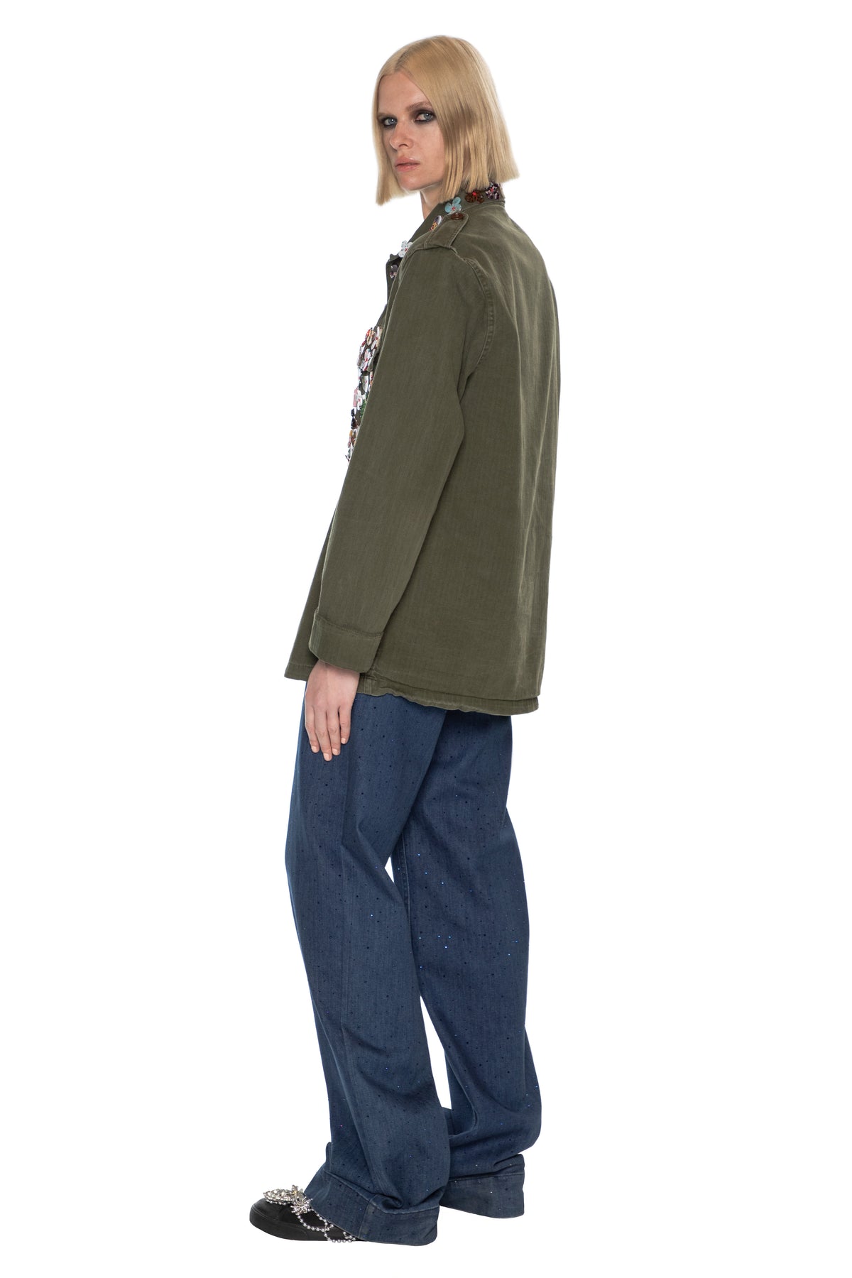 'BUTTON TOWN' VINTAGE FRENCH MILITARY JACKET - JACKETS - Libertine