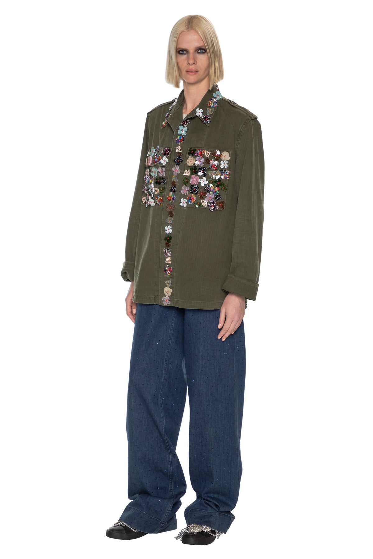 'BUTTON TOWN' VINTAGE FRENCH MILITARY JACKET - JACKETS - Libertine