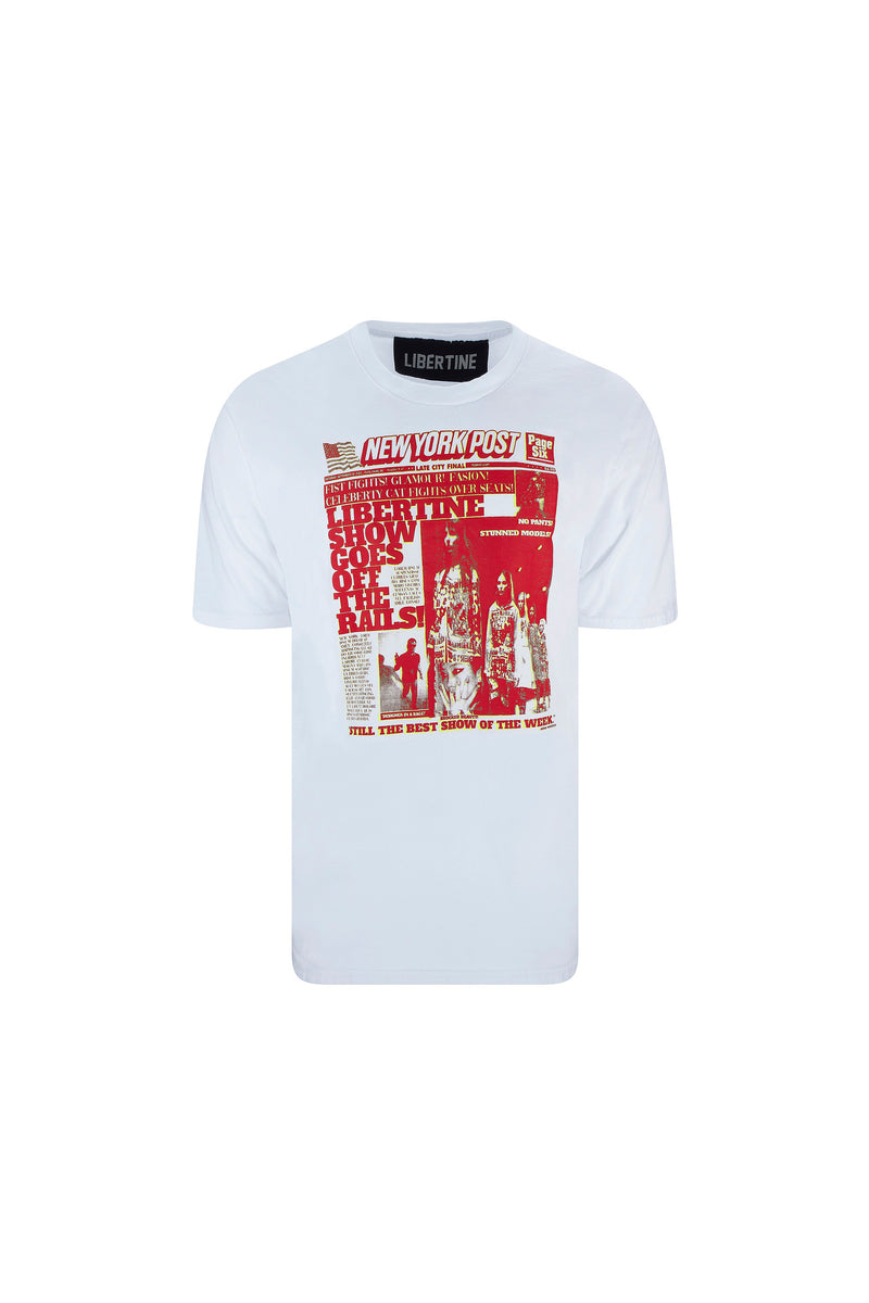 'HEADLINE' T SHIRT - - Libertine