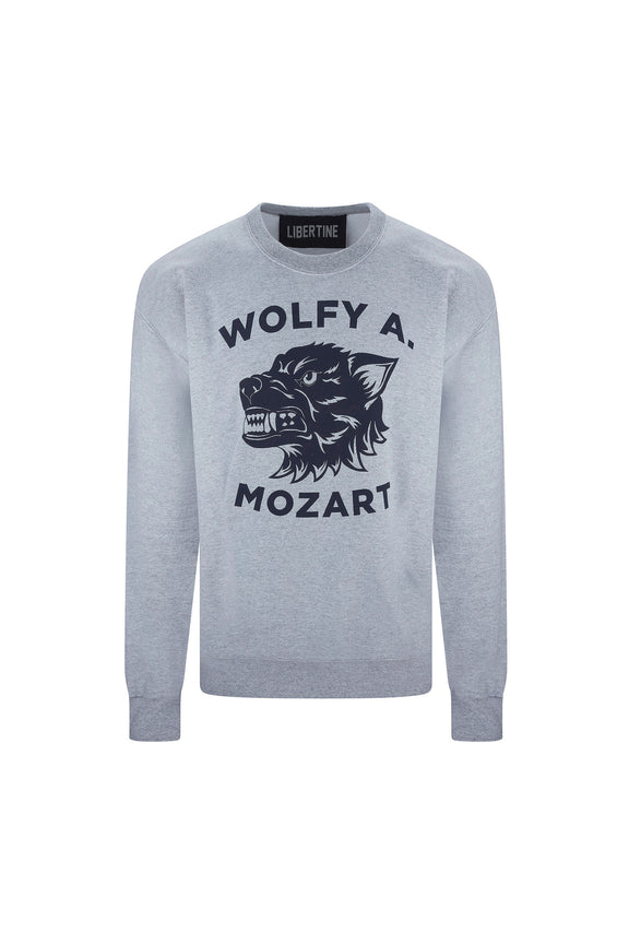 'WOLFY' CREWNECK SWEATSHIRT -  - Libertine