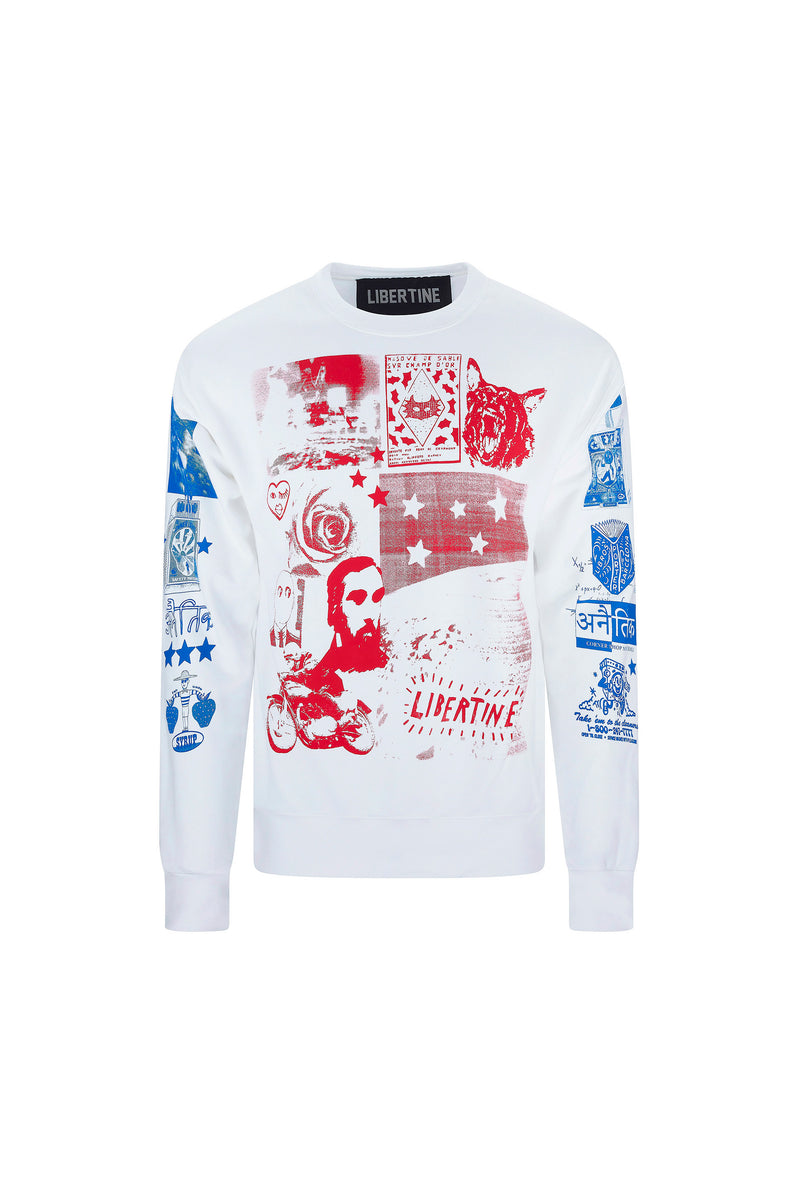 'ASTRO LEAGUE' CREWNECK SWEATSHIRT - SWEATSHIRTS - Libertine
