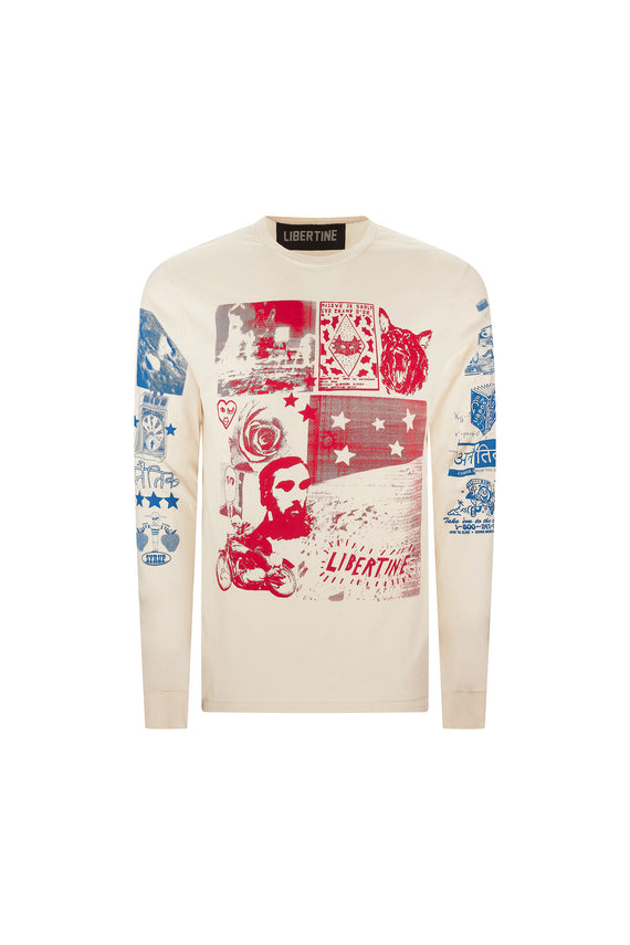 'ASTRO LEAGUE' LONG SLEEVE T SHIRT - T Shirts - Libertine - Main image