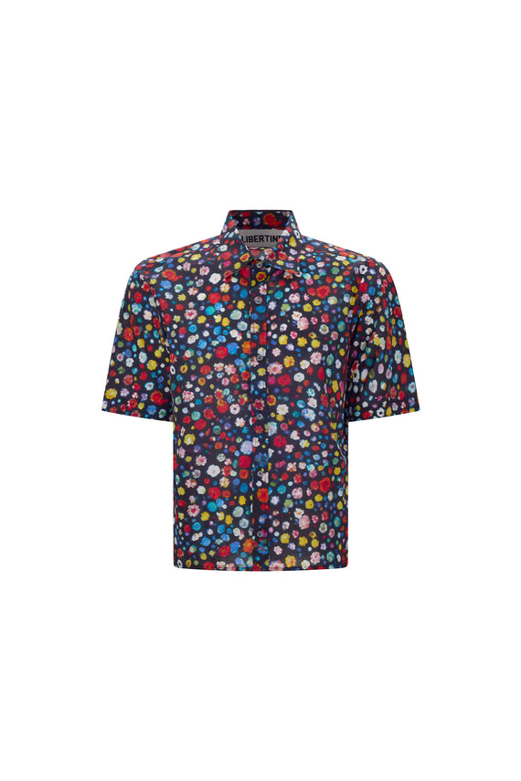 'FLOWER GEMS' SKATER SHIRT - - Libertine - Main image