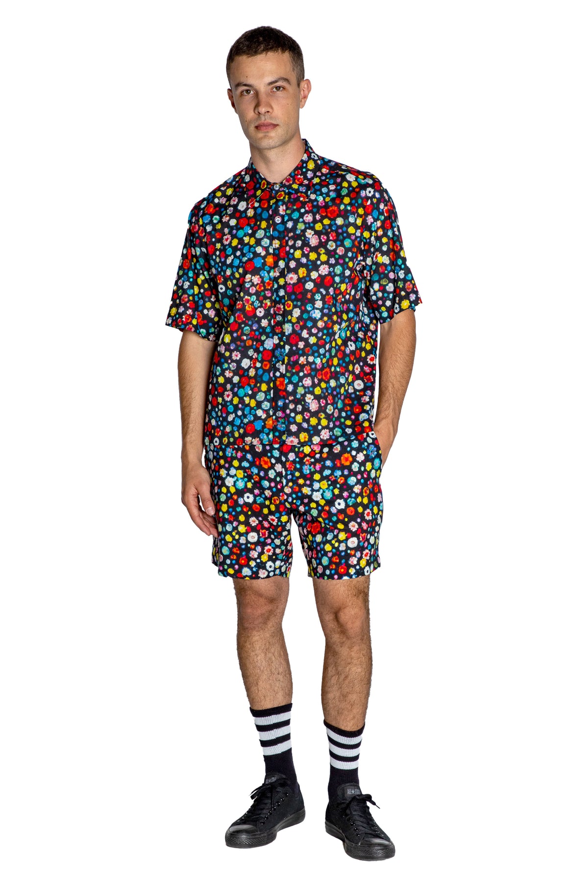 'FLOWER GEMS' SKATER SHIRT - - Libertine
