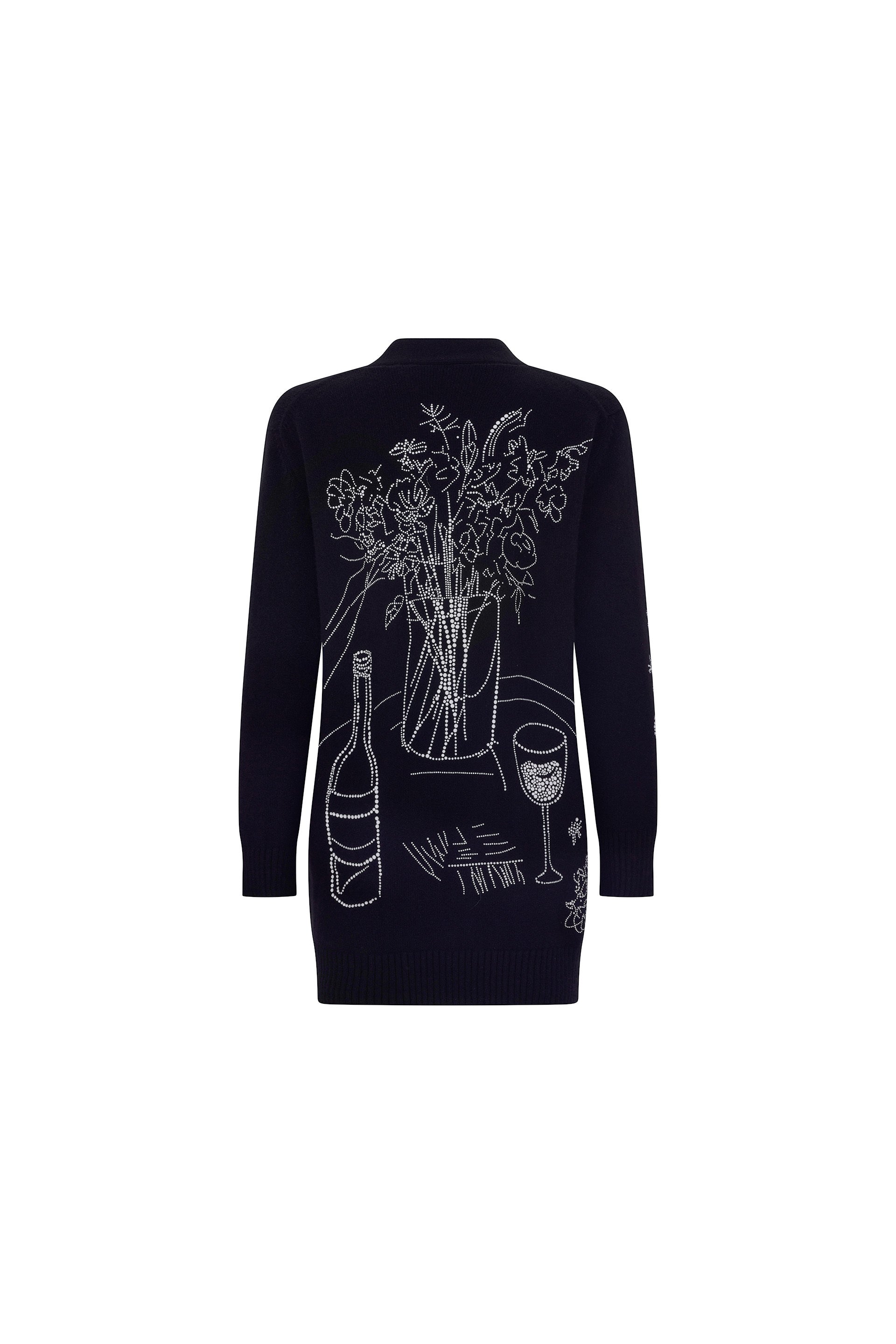 'STILL LIFE CRYSTAL' OVERSIZED CARDIGAN -  - Libertine