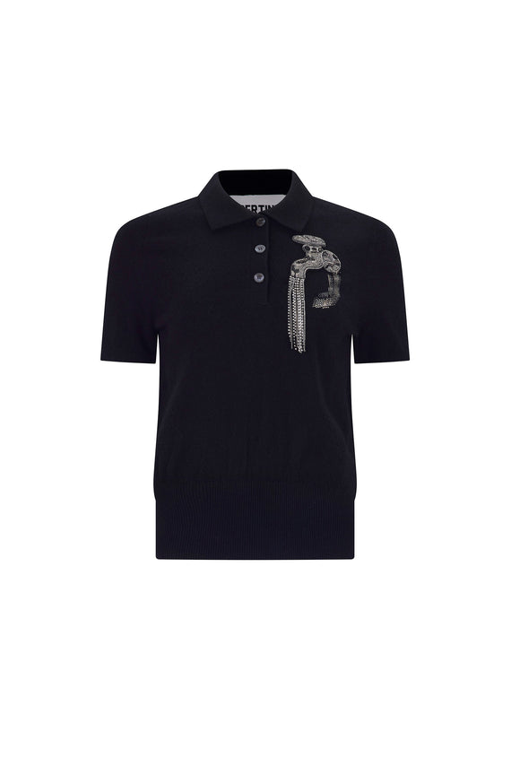 'PIPE DOWN' POLO SWEATER - - Libertine - Main image