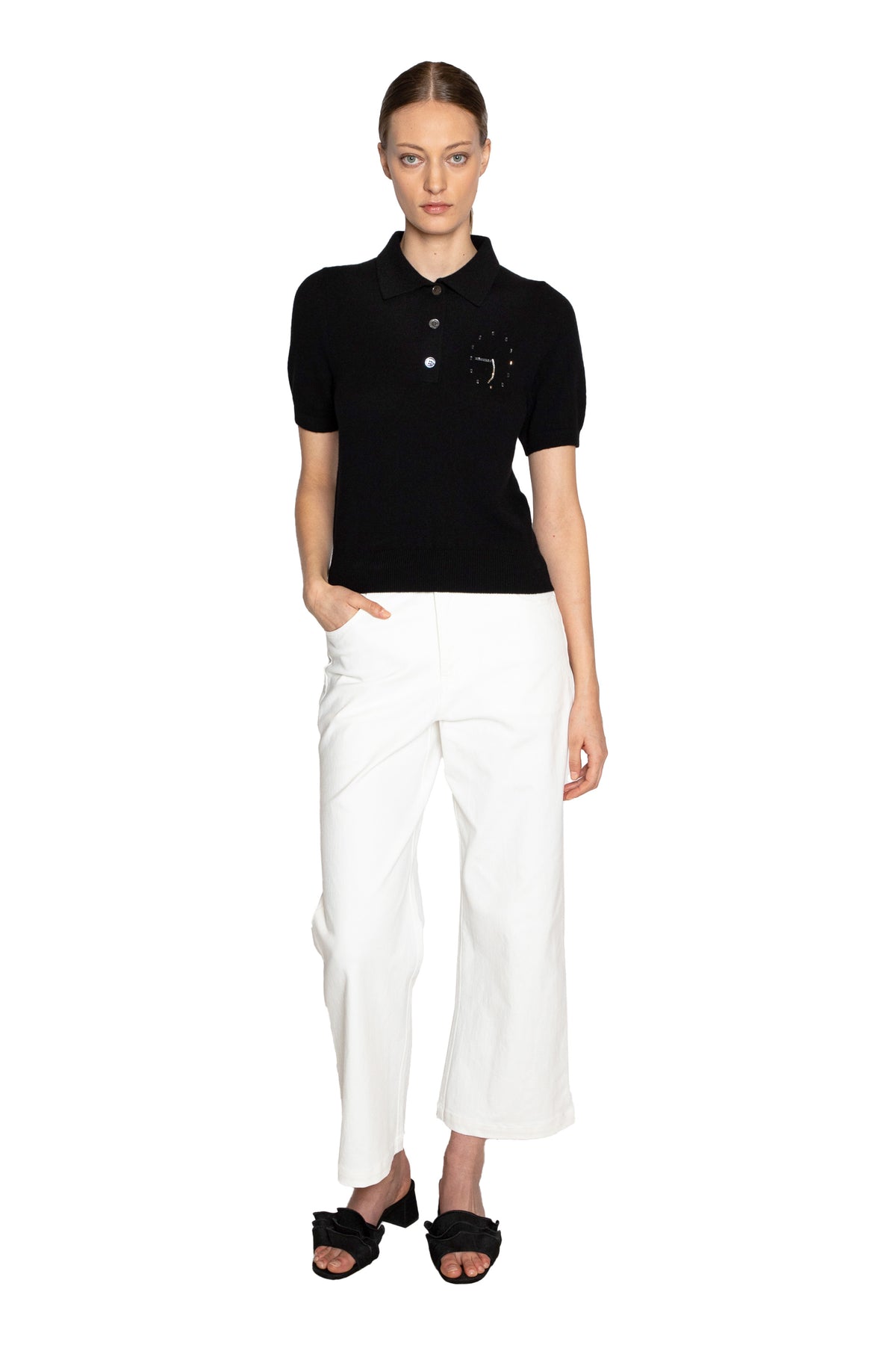 'RIGHT ON TIME' POLO SWEATER - - Libertine