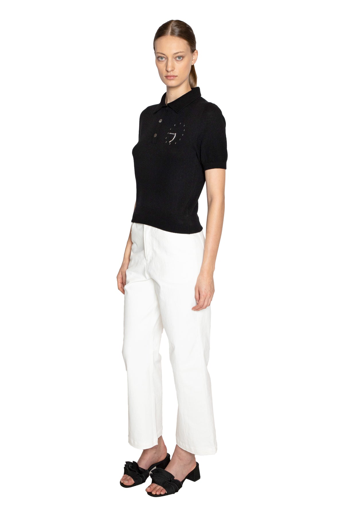 'RIGHT ON TIME' POLO SWEATER - - Libertine
