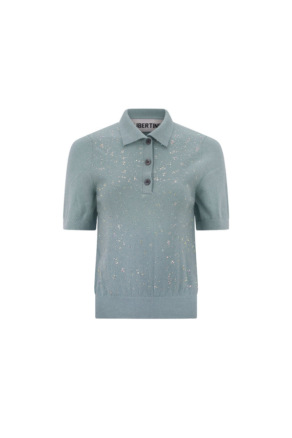 'HEAVY STARDUST' POLO SWEATER - - Libertine - Main image