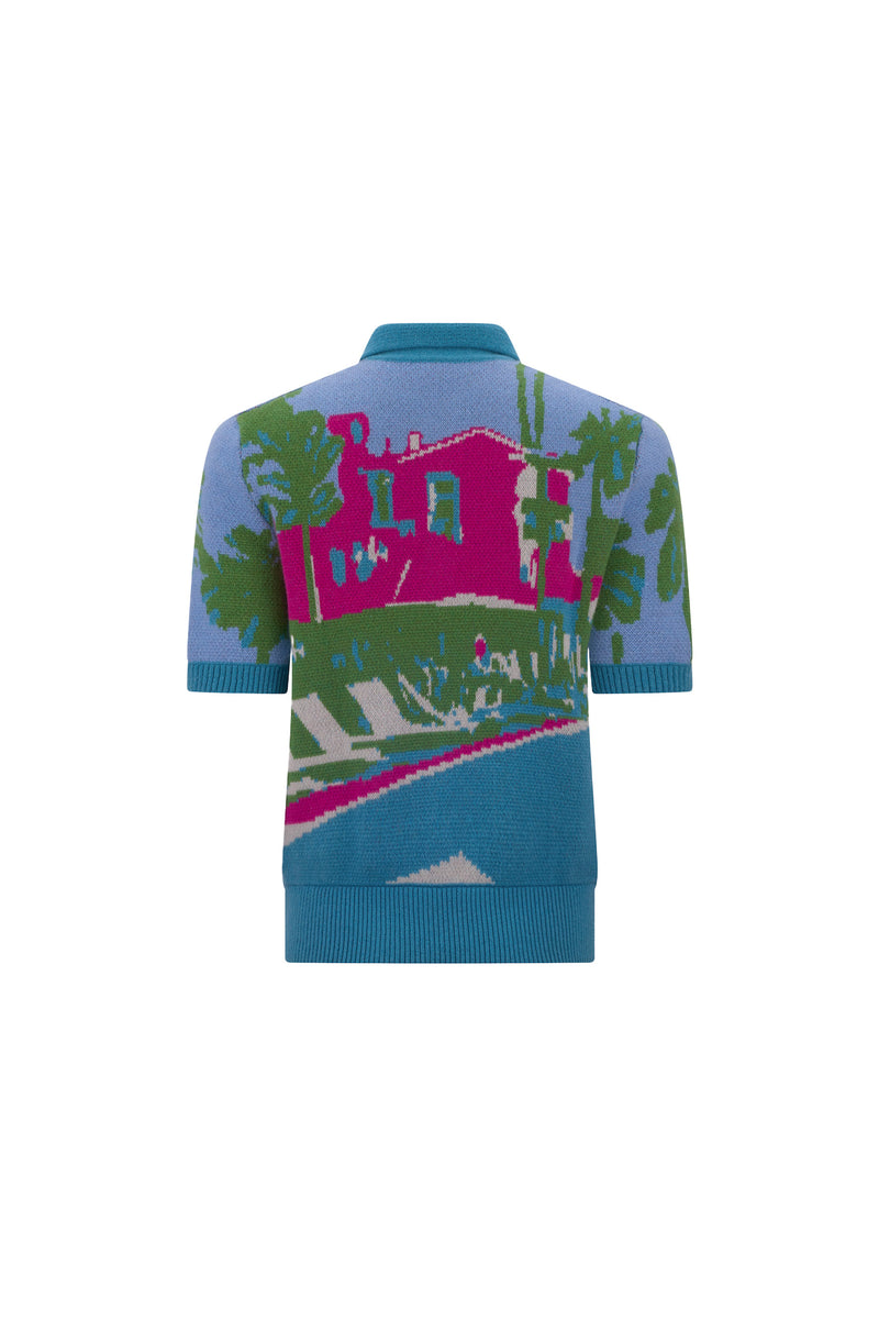 'POOLSIDE' POLO SWEATER - - Libertine