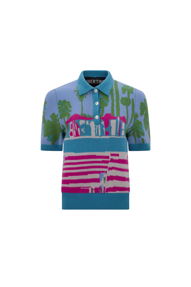 'POOLSIDE' POLO SWEATER - - Libertine