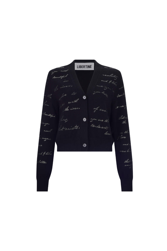 'BODY LANGUAGE' SHRUNKEN CARDIGAN - - Libertine