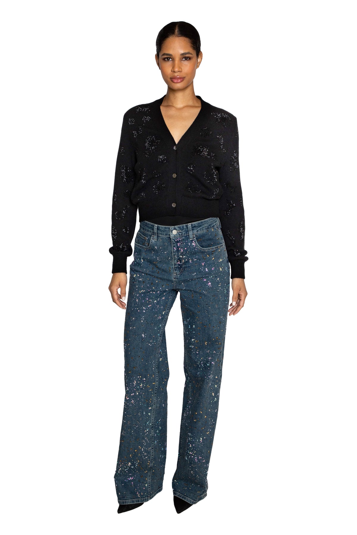 'GOTHIC GARDEN REDUX' SHRUNKEN CARDIGAN - - Libertine