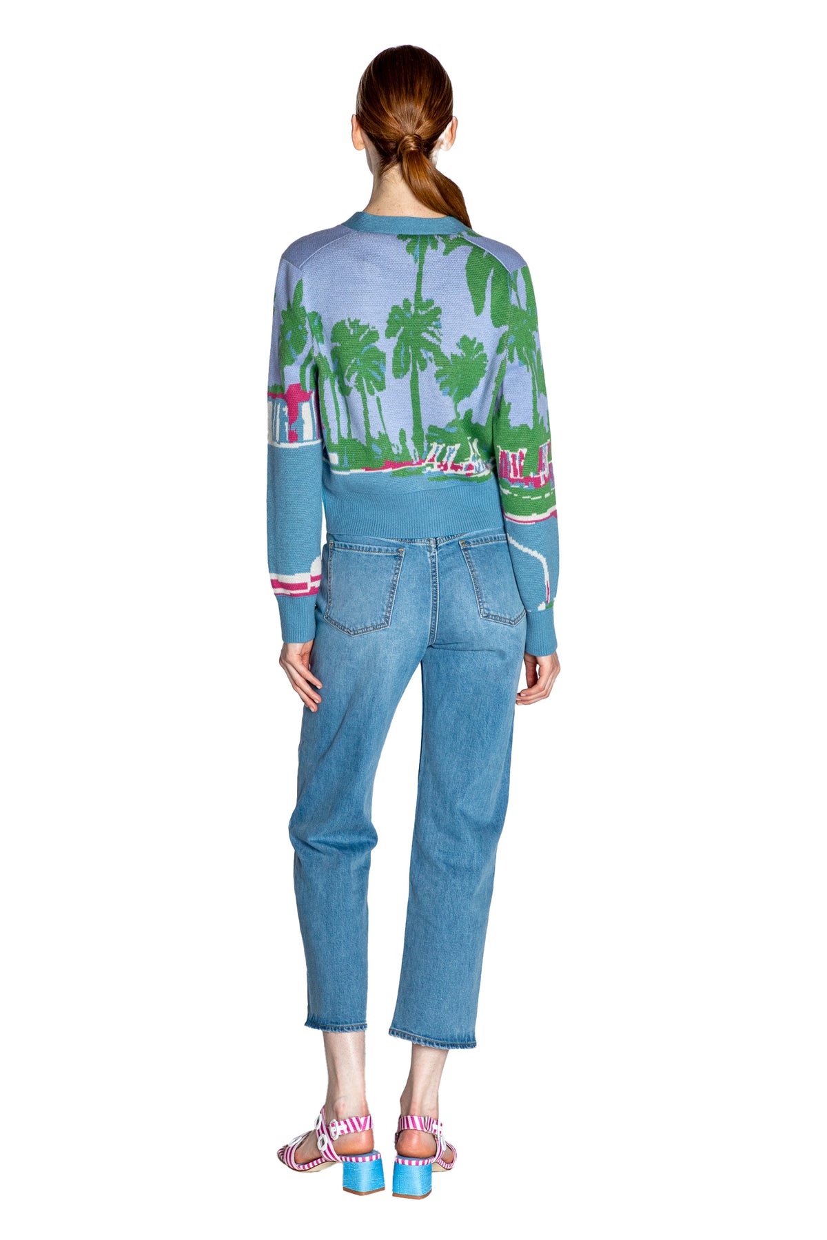'POOLSIDE' SHRUNKEN CARDIGAN - - Libertine