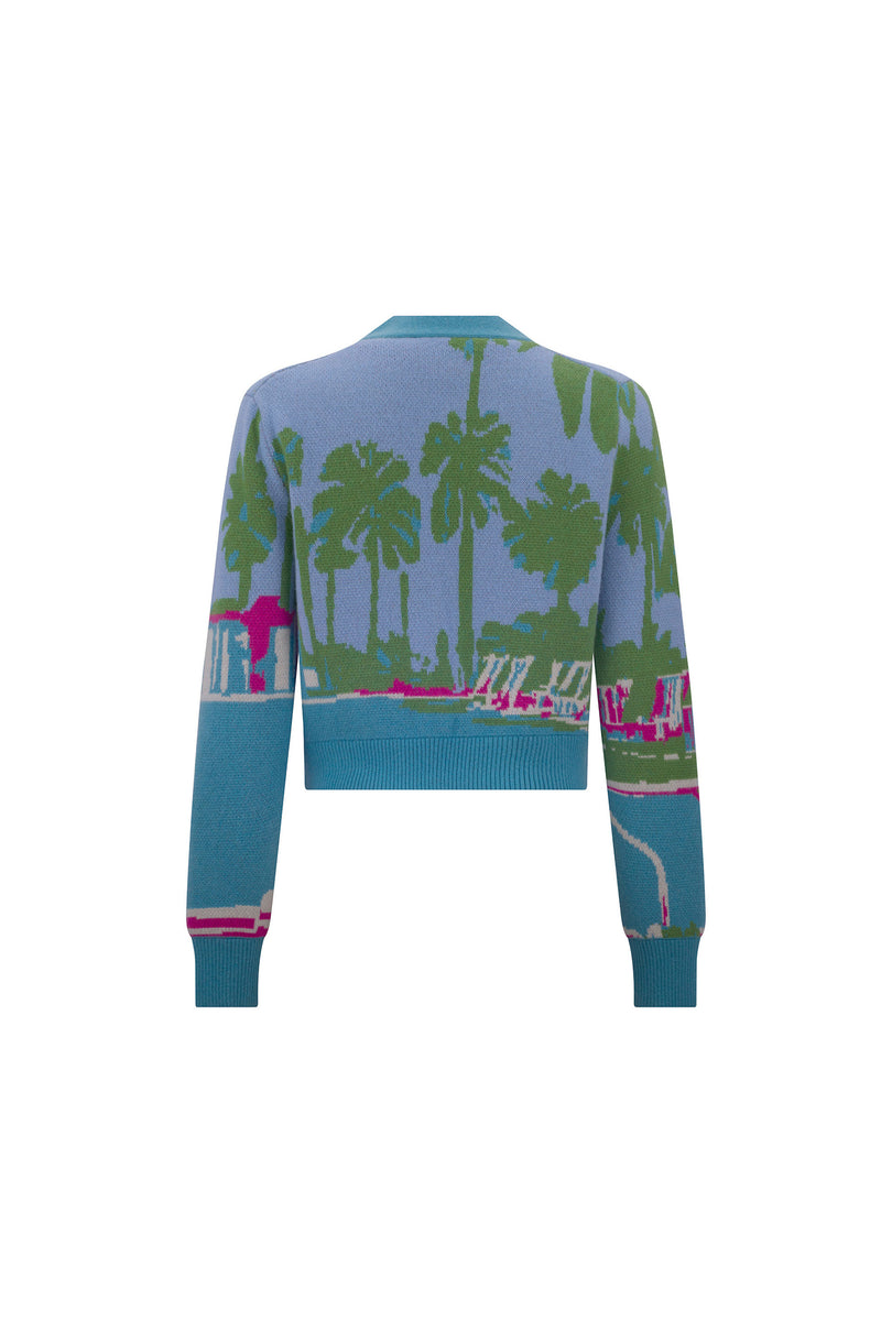 'POOLSIDE' SHRUNKEN CARDIGAN - - Libertine