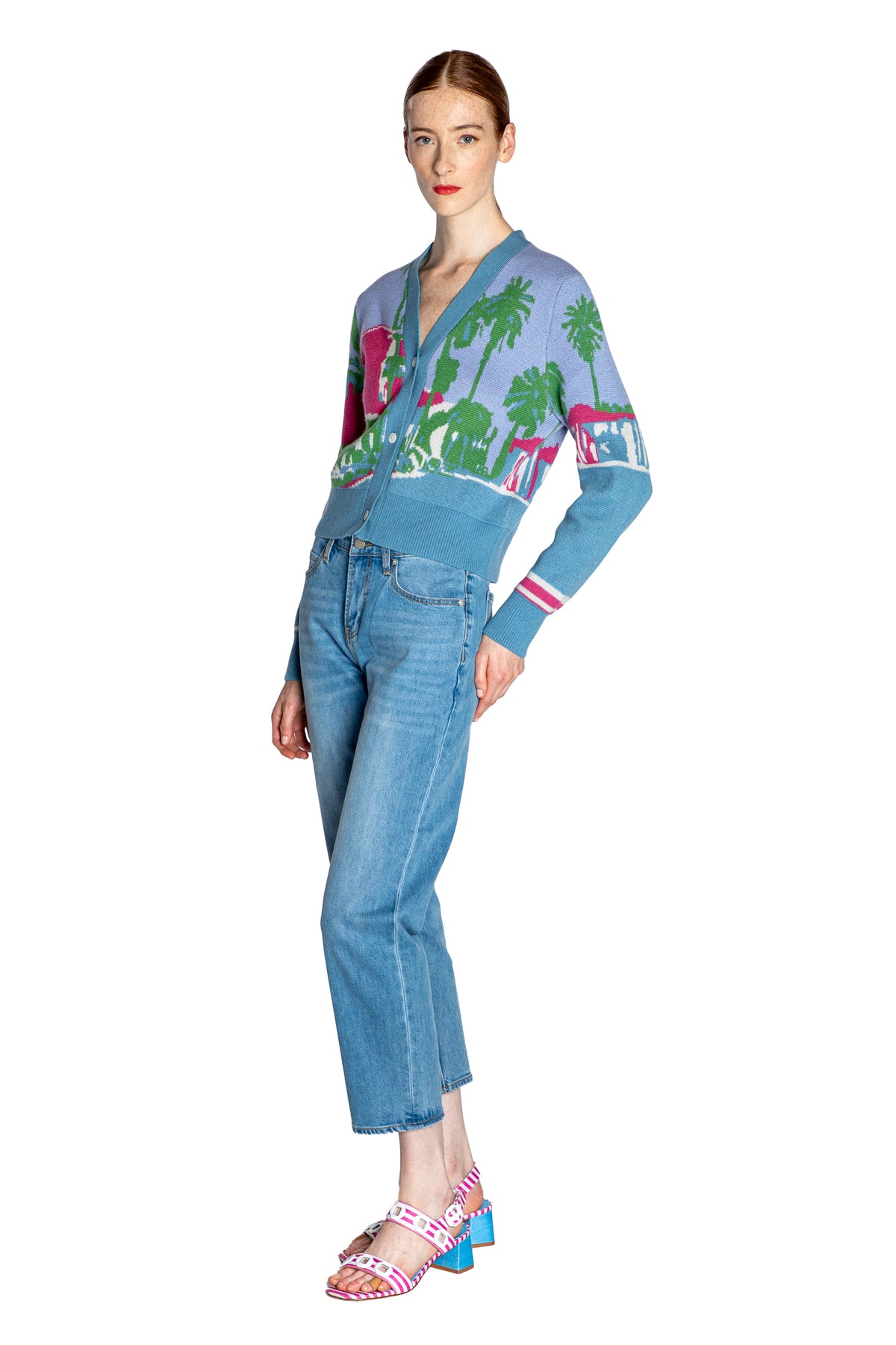 'POOLSIDE' SHRUNKEN CARDIGAN - - Libertine