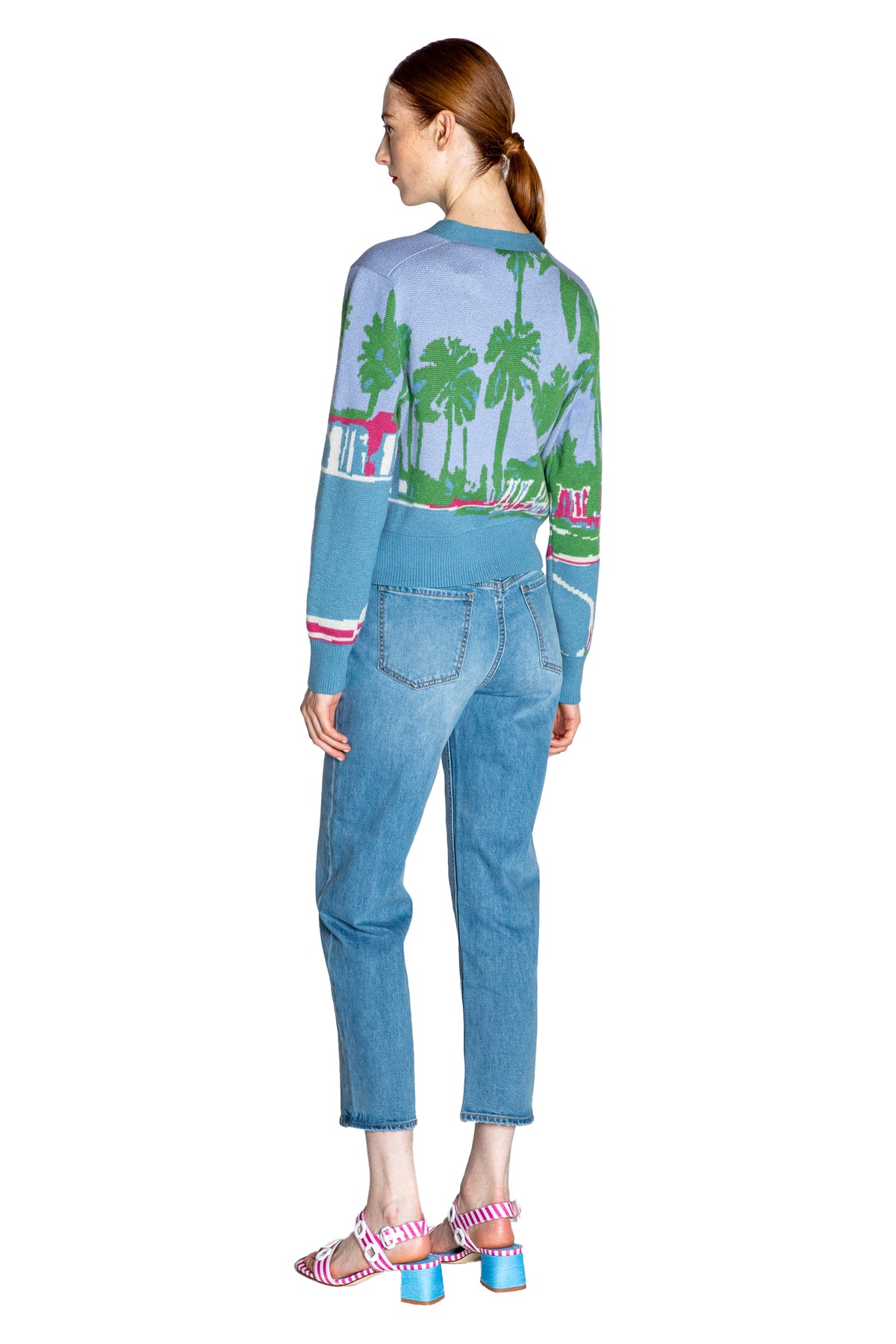'POOLSIDE' SHRUNKEN CARDIGAN - - Libertine
