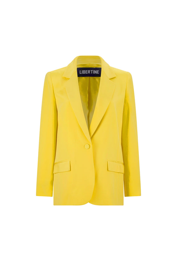 'NANCY LANCASTER YELLOW' LONG JACKET - - Libertine - Main image