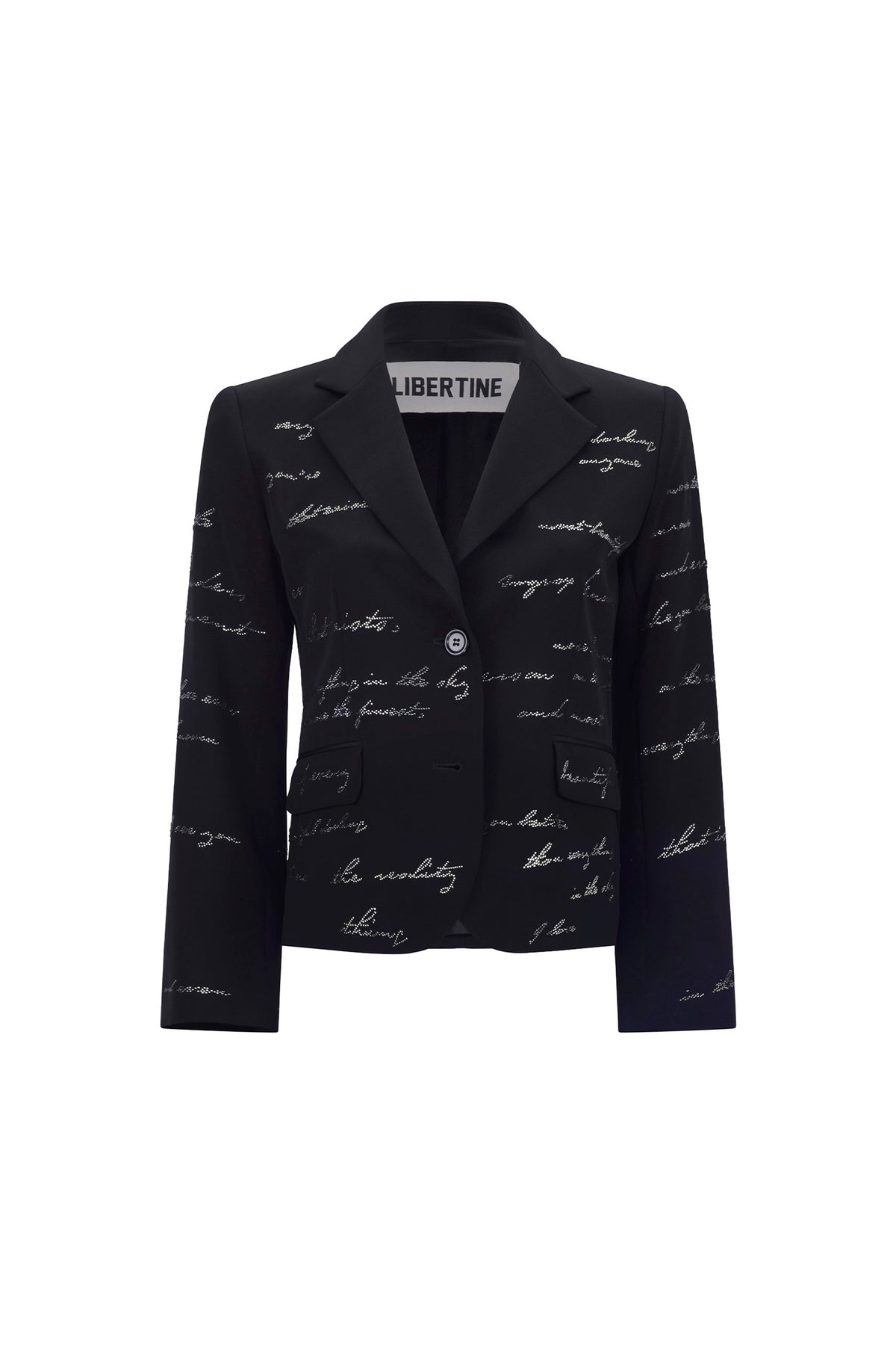 'BODY LANGUAGE' L/S SHORT BLAZER - - Libertine