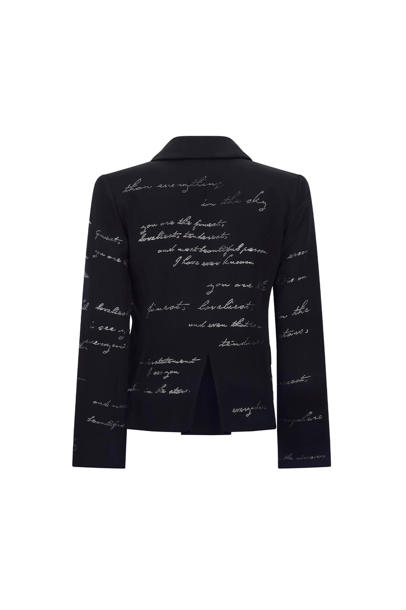 'BODY LANGUAGE' L/S SHORT BLAZER - - Libertine