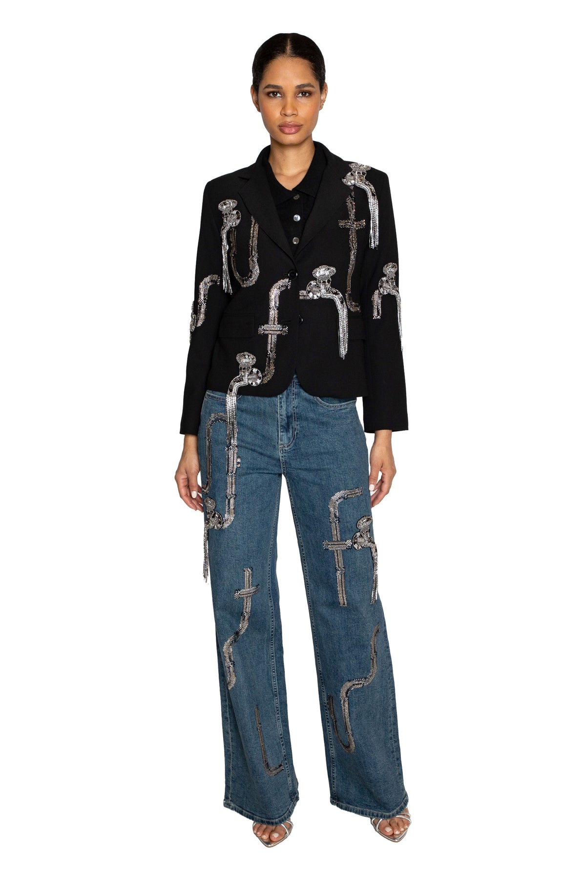 'PIPE DOWN' L/S SHORT BLAZER - - Libertine