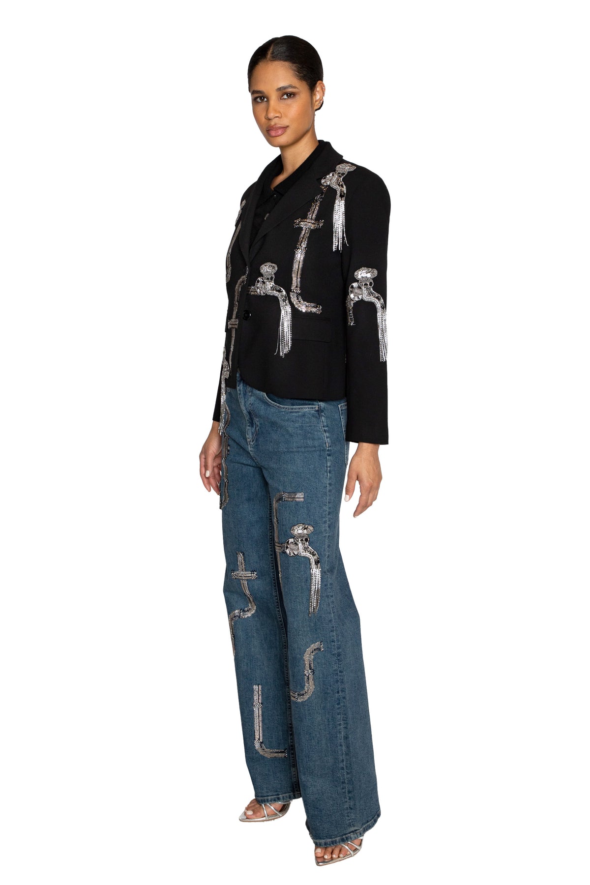 'PIPE DOWN' L/S SHORT BLAZER - - Libertine