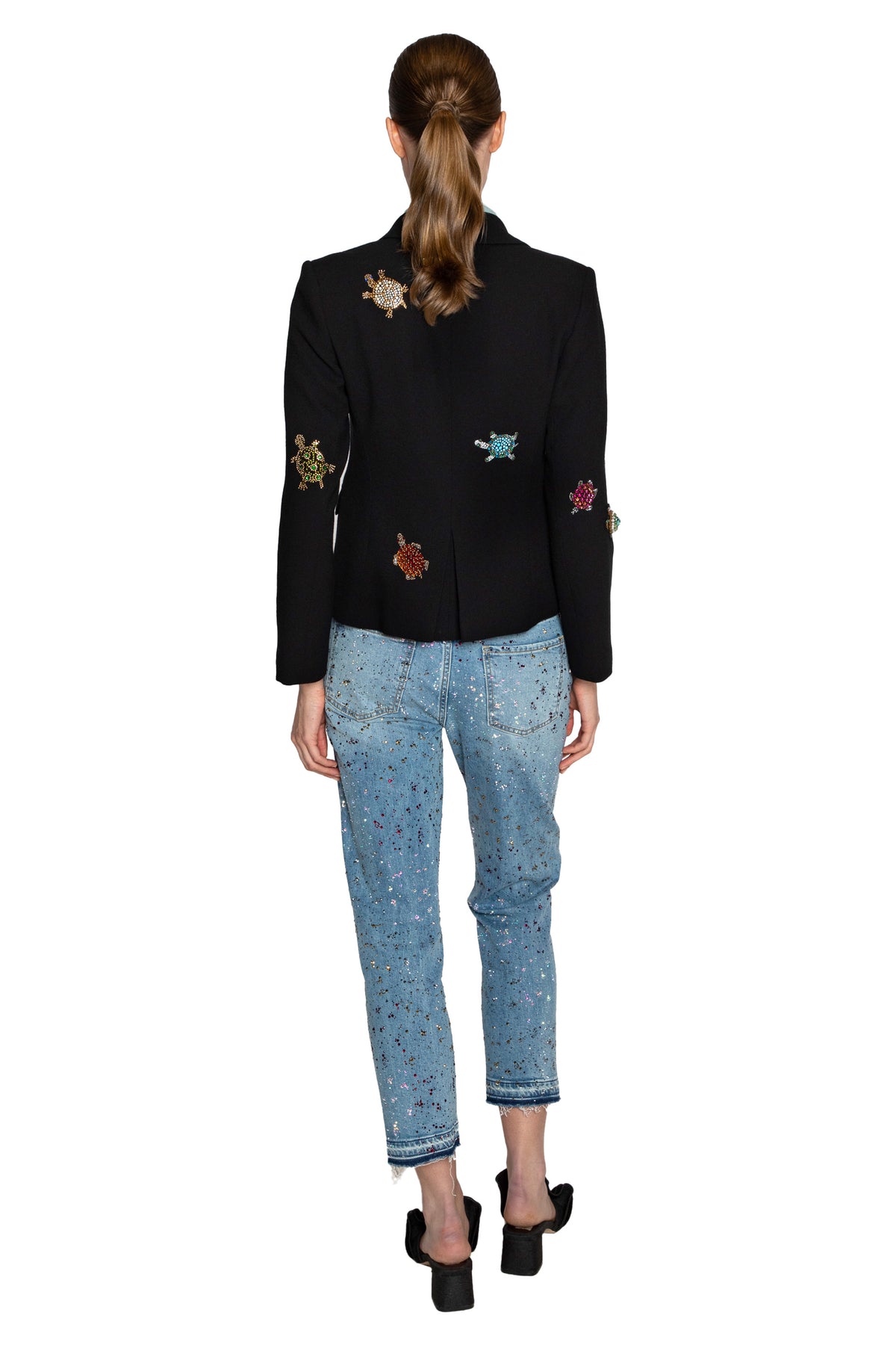 'TURTLE TIME' L/S SHORT BLAZER - - Libertine