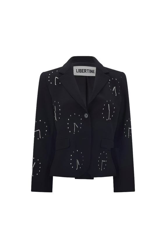 'RIGHT ON TIME' L/S SHORT BLAZER - - Libertine - Main image
