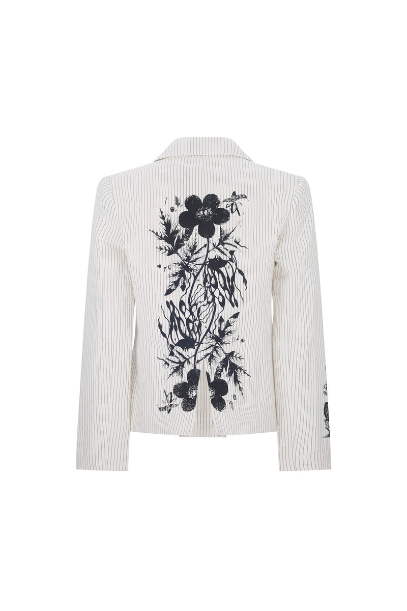 'GOTH BOTANICAL' L/S SHORT JACKET - - Libertine