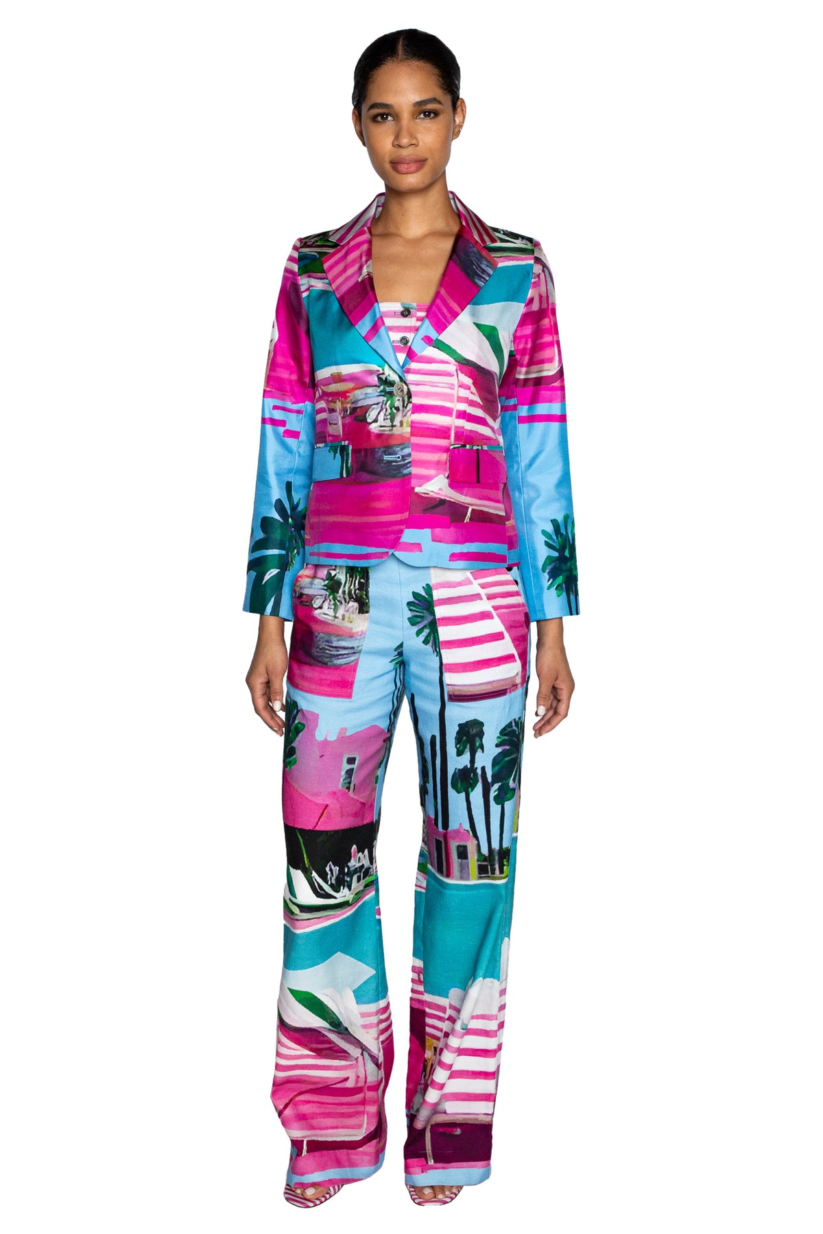 'POOLSIDE' L/S SHORT JACKET - - Libertine